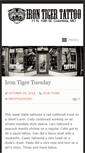 Mobile Screenshot of irontigertattoo.com